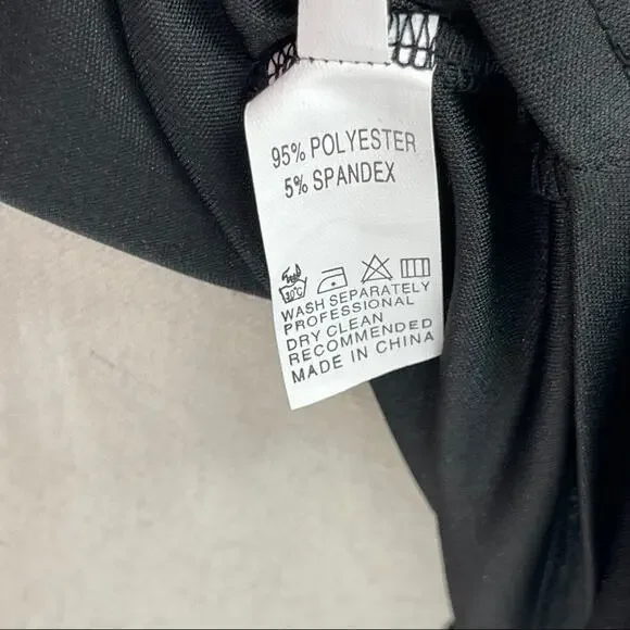 Black Women's Drawstring Hoodie Skirt Set Size Medium M - Picture 15 of 15